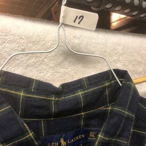 SHIRT MENS XLT - RALPH LAUREN - LS